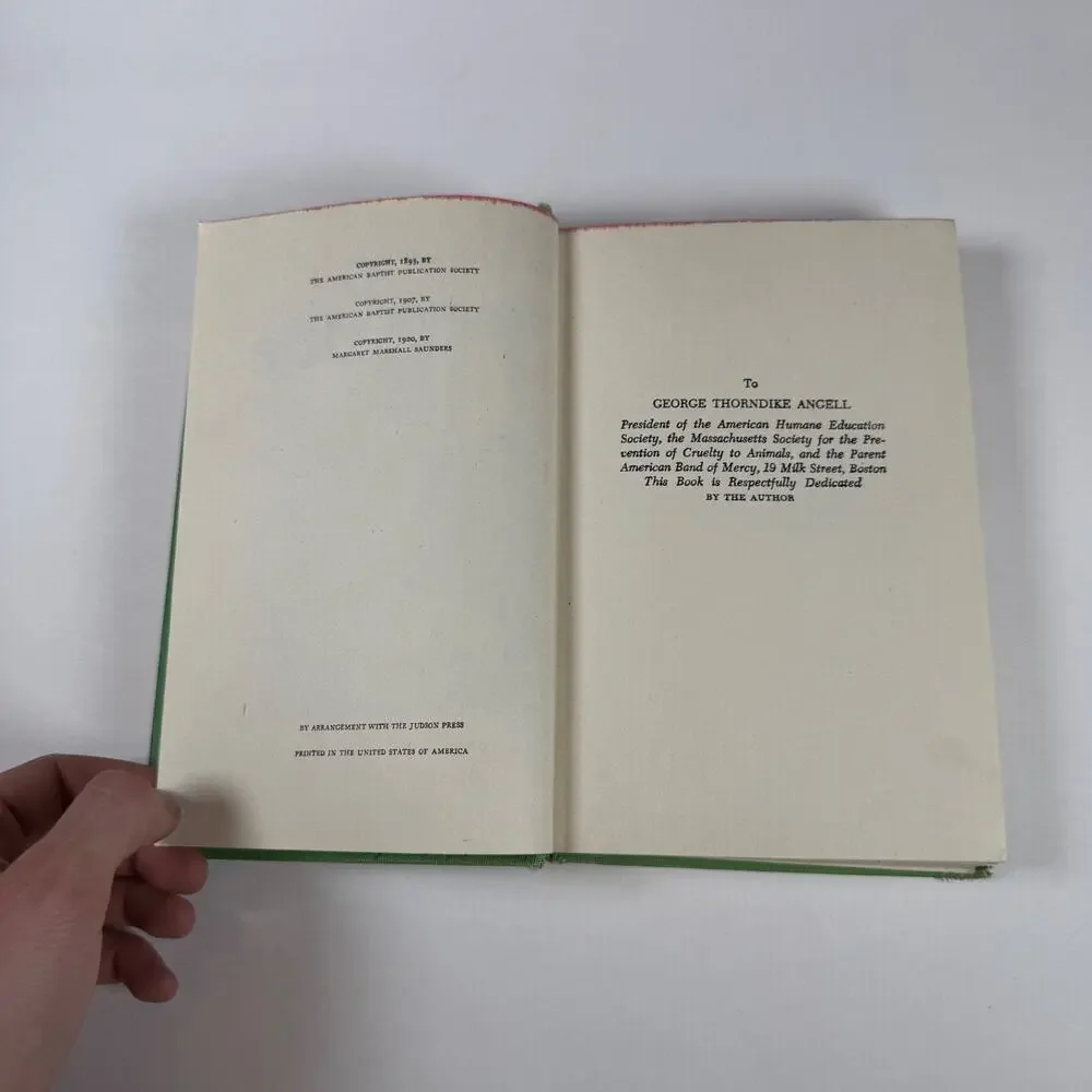 Beautiful Joe by Marshall Saunders 1920 Antique book